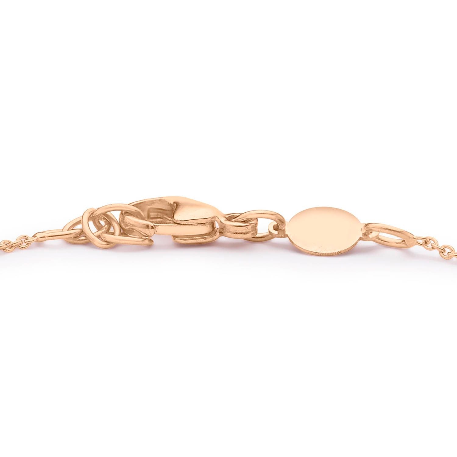 9ct Rose Gold 3mm x 20mm Horizontal-Bar Adjustable Bracelet 18cm-19cm - Regarde Jewellers