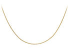 9K Yellow Gold Diamond Chain Necklace