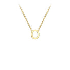 9ct Yellow Gold 'O' Initial Adjustable Letter Necklace 38/43cm - Regarde Jewellers