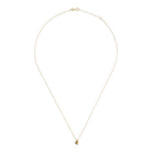 9K Yellow Gold Drop Heart Necklace 45cm