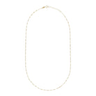 9K Yellow Gold Beaded Chain 48cm