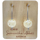 Cream Drop Earrings - Regarde Jewellers