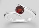 Garnet Solitaire Ring - Regarde Jewellers