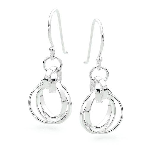 Intertwined Circles Drop Earring - Regarde Jewellers