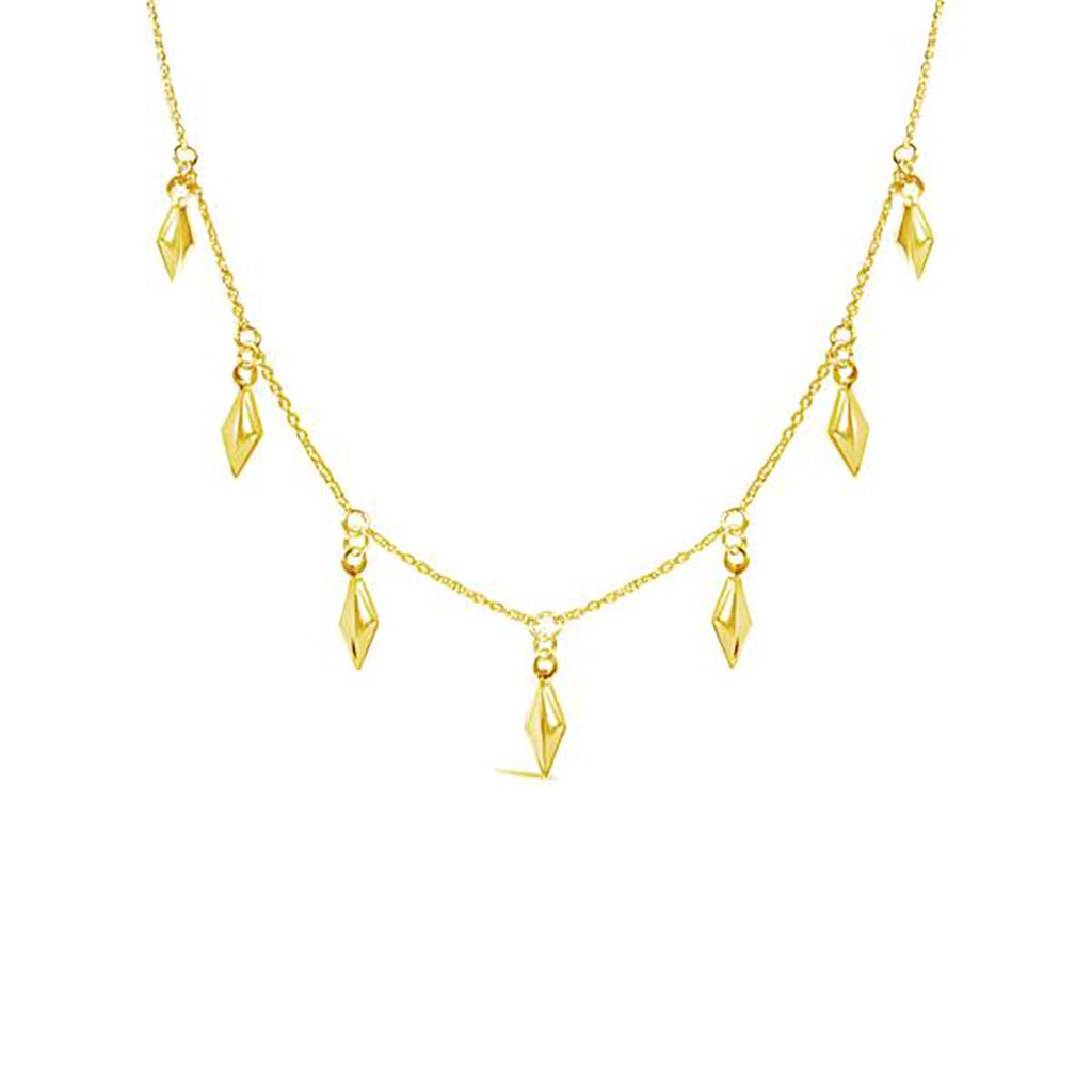 Mille Choker Necklace Gold - Regarde Jewellers
