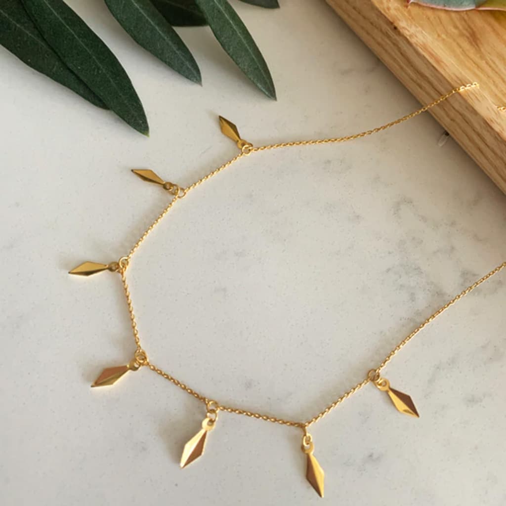 Mille Choker Necklace Gold - Regarde Jewellers