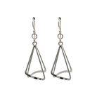 Modern Triangular Earrings (Silver) - Regarde Jewellers