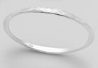 Silver Hammered Bangle - Regarde Jewellers