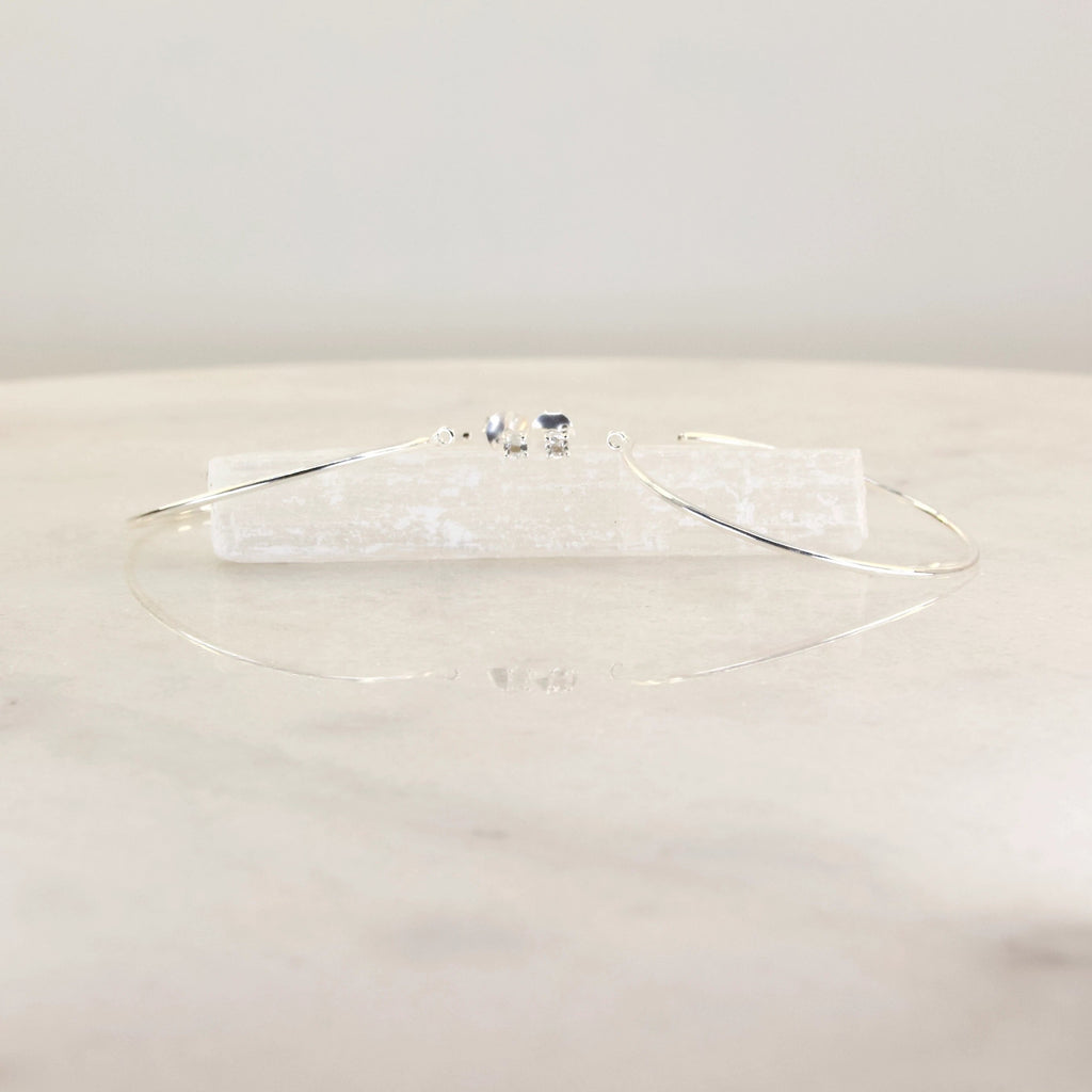 The Big Tease Silver Hoop/Stud Earrings - Regarde Jewellers